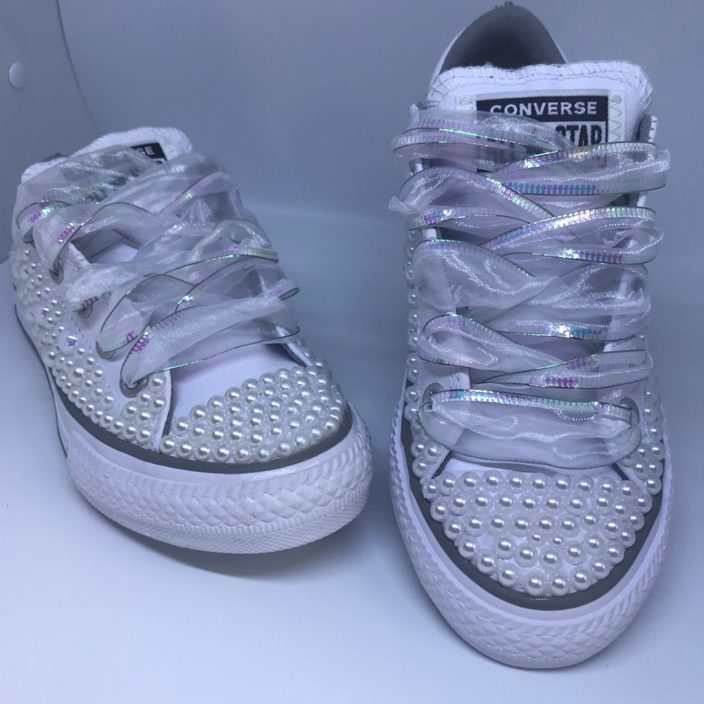Custom wedding sneakers